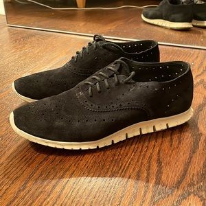 Cole Haan womens black suede zero grand size 8.5
